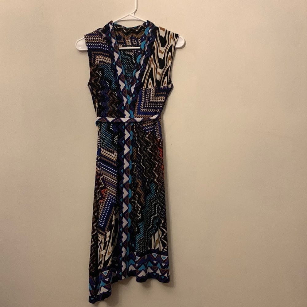 Nine West multicolored sleeveless dress Size 2